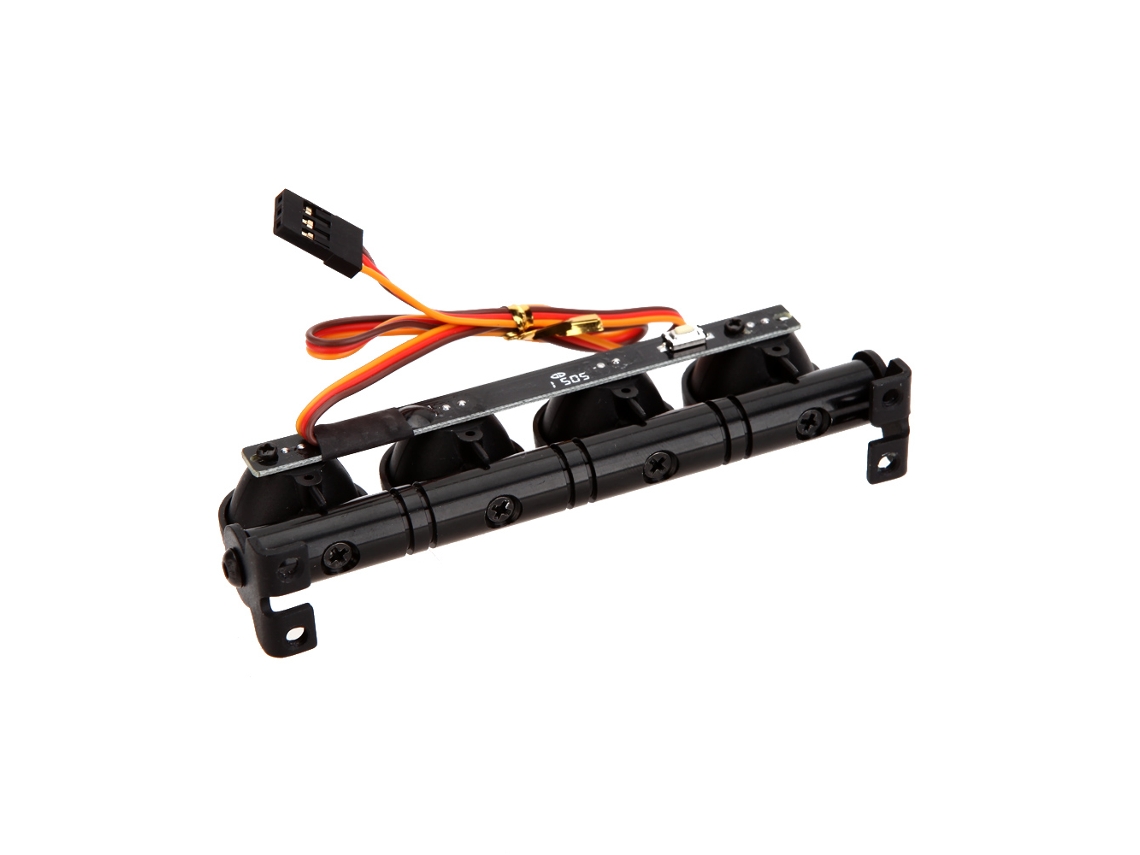 Luz Led Multifuncional Ultrabrillante Ax-506w Para Coches Rc 1/10 Y 1/8 Hsp Traxxas Tamiya Cc01 Scx10