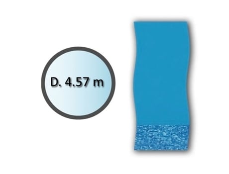 Liner remolino de forma redonda d.4.57m para piscinas elevadas li1548sb - SWIMLINE