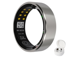 Rastreador de salud Smart Ring con estuche de carga NISSGU Sr03Silver 13# Plata