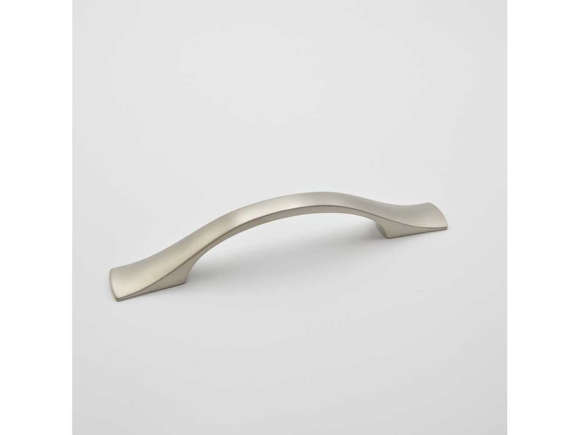 Tirador Para Mueble Zamac E 96 Mm Níquel Cepillado Lote De 25