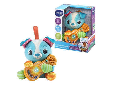 Peluche Interactivo VTECH CACHORRITO MUSICAL CANCIONES Y MELODIAS (Edad Mínima Recomendada: 3 meses)