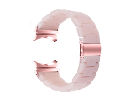 Correa de acero inoxidable con hebilla para Samsung Galaxy Watch 5 40mm/44mm/Watch 5 Pro 45mm - rosa