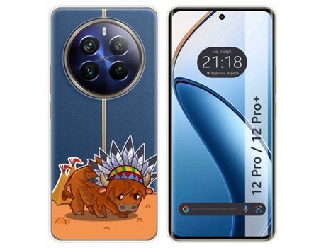 Funda Diseño Bufalo para Realme 12 Pro 5G / 12 Pro Plus 5G TUMUNDOSMARTPHONE Silicona Multicolor