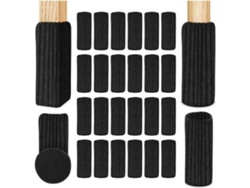 Fundas Para Sillas Con Protectores De Suelo De Fieltro Antideslizantes, 24 Unidades.
