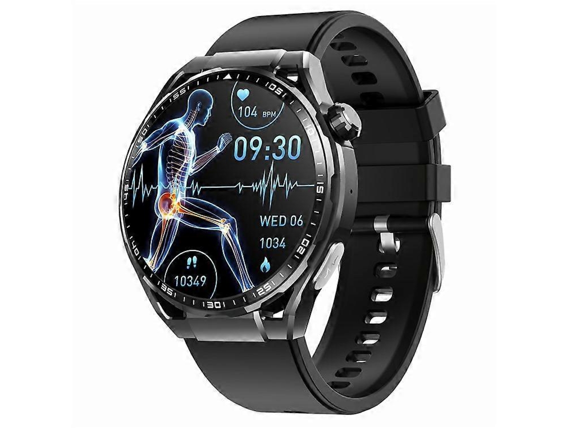Reloj deportivo inteligente F200 con correa de silicona, monitor de ECG de glucosa en sangre no invasivo y SOS. Ly Ebike
