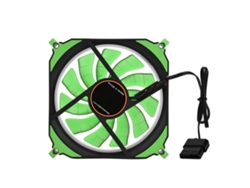 Ventilador De Refrigeración De Caja Pc 120mm Ultra Silencioso Led 12v, Colores Opcionales Luz Dourada