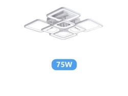 Lámpara de techo LED regulable, con control remoto, blanca, 4 y 4 OEM