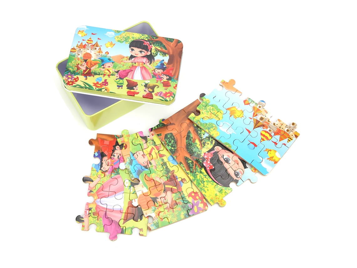 60 Piezas Rompecabezas Con Patrones Cartoonescos Coloridos Y Bonitos Juguete Educativo Para Niños Regalo