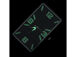 Reloj Analógico Cuadrado Negro Para Coche, Miniatura, Funciona Con Pilas, Decoración Para El Salpicadero.