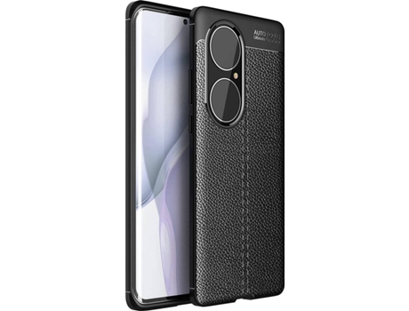 Carcasa Huawei P50 Pro Rugged Leather Negro