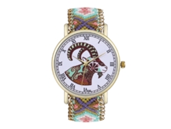 Reloj De Pulsera Unisex Con Correa De Cordón De Tela, Estilo Moderno, Cuarzo, Zhoulianfa