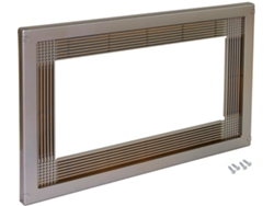 EMUCA Aro Microondas - Para Instalación Integrable En Mueble De Cocina - Módulo 600Mm - 600X400Mm - Plástico - Níquel Satinado
