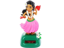 Muñeca bailarina hawaiana solar Walshlxq para salpicadero de coche, muñeca con cabeza móvil, juguete de mesa y dormitorio.
