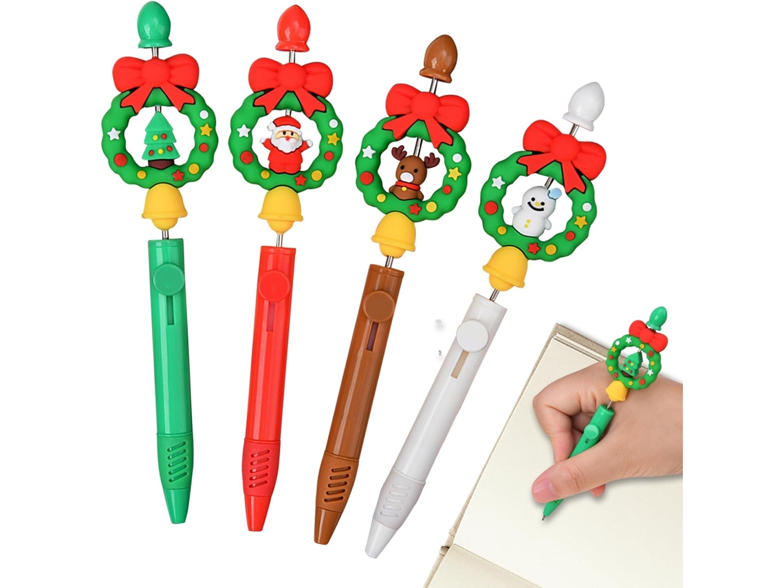 Bolígrafos De Gel Retráctiles Navideños | Para Papelería