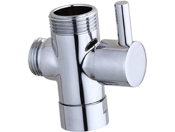 Grifo De Ducha Angular De Tres Vías, Desviador De Pulgadas Para Baño