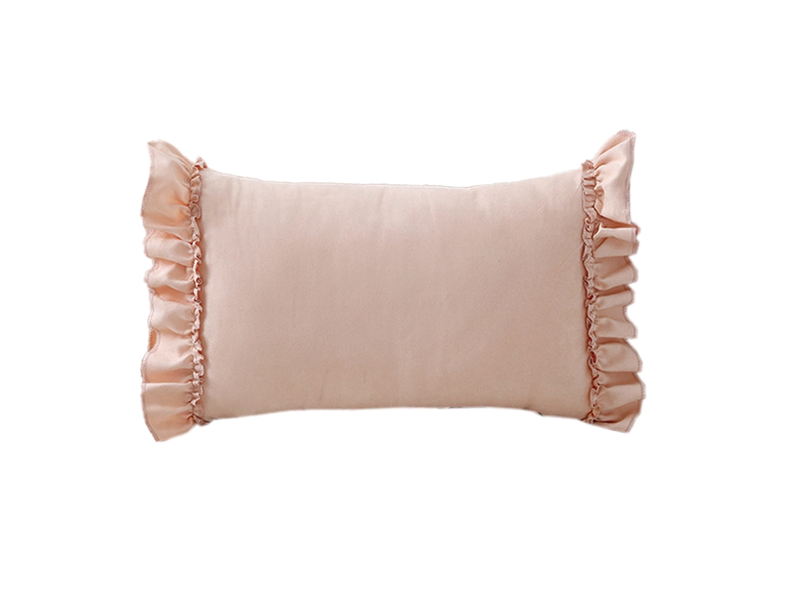 Funda De Almohada De Hoja De Loto - Funda De Almohada Pequeña De Seda Fresca