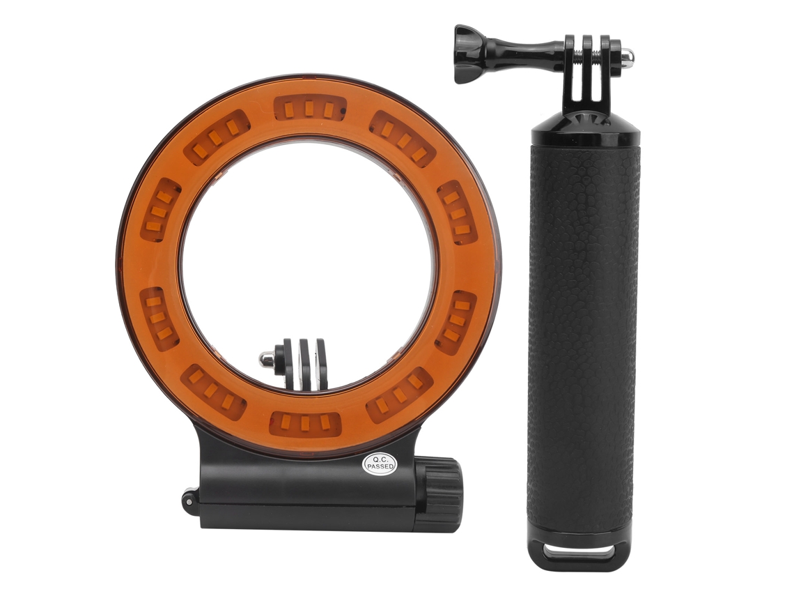 Luz LED impermeable para buceo, luz de relleno para submarinos, luz anular para submarinos.