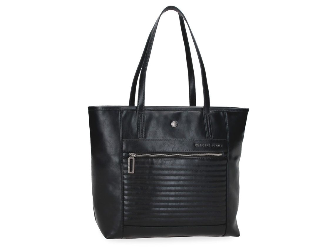 Bolso Biker negro de Pepe Jeans para portátil de 15" y tablet de 12"