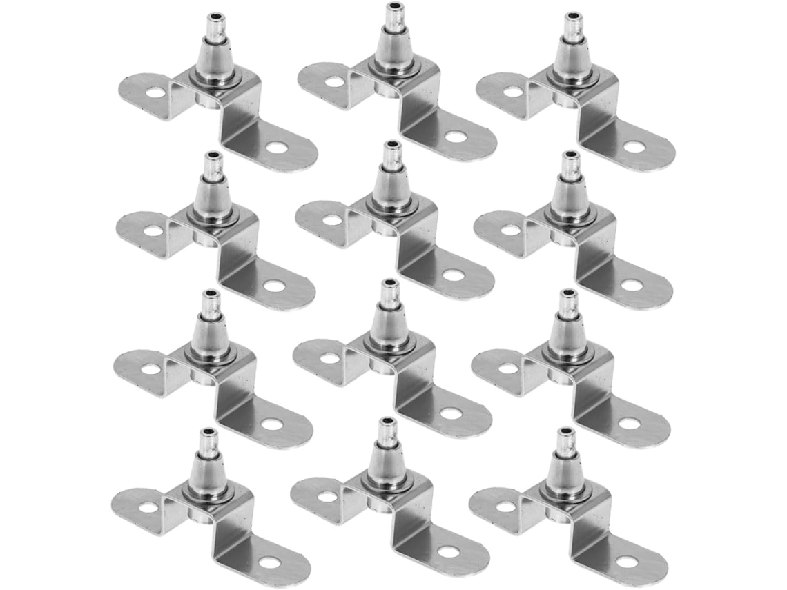 Juego de 12 soportes para estantes,
