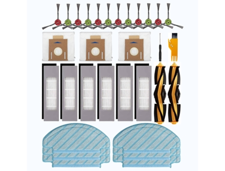 Substituição do kit de acessórios para aspirador de pó robô ecovacs