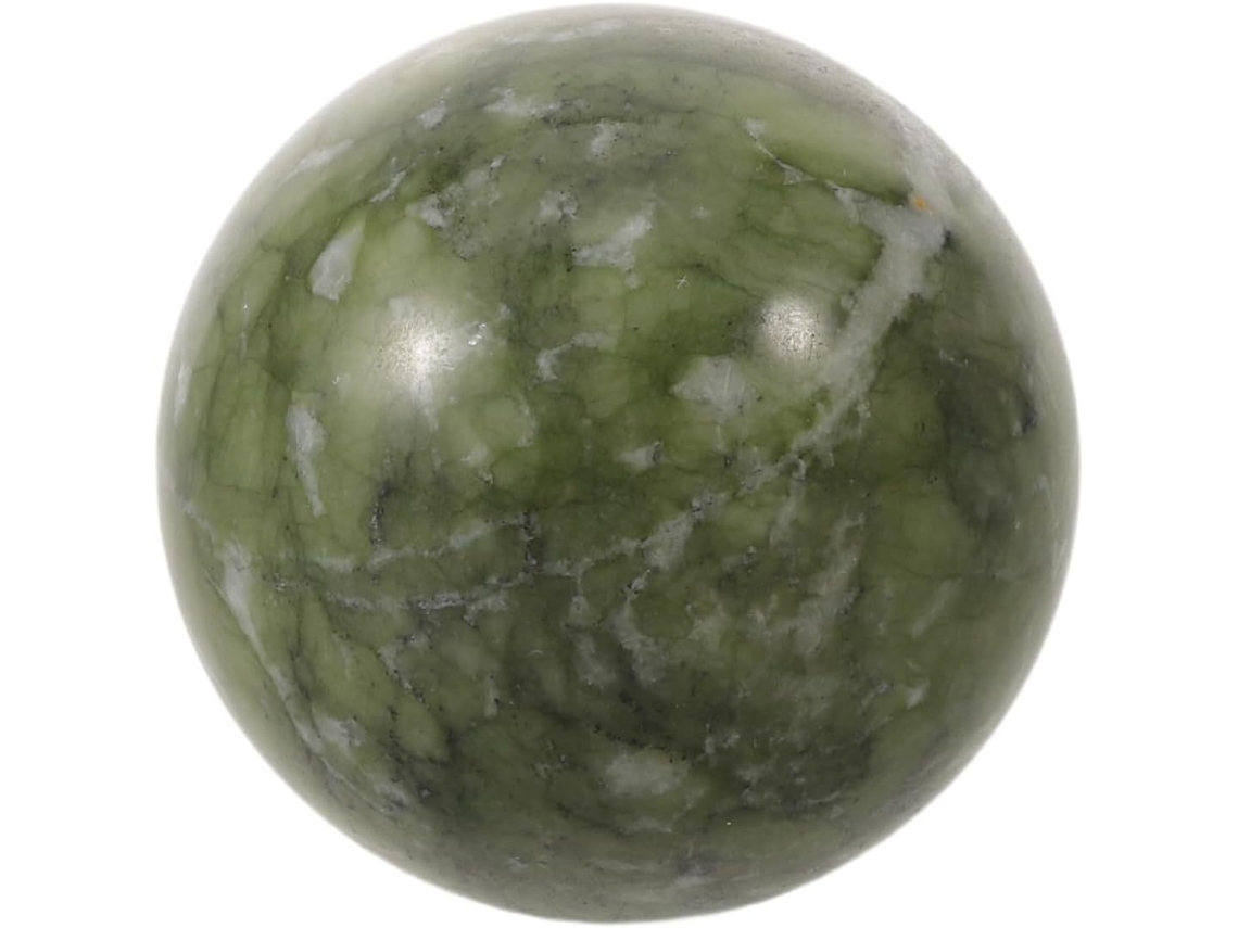 Esfera De Cristal Natural De Jade Verde Pulido De 4-5 Cm, Piedra Feng Shui Para Decoración De Interiores.