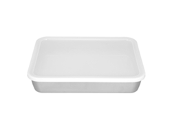 Bandeja De Hornear De Acero Inoxidable Profunda Plana Antiadherente Con Tapa Para Almacenamiento De Alimentos