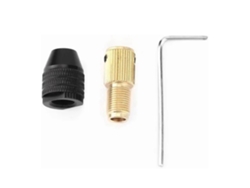 Mandril Autoajustable De 3,17 Mm De Aleación De Aluminio Y Acero Al Carbono Para Taladro Eléctrico Manual.