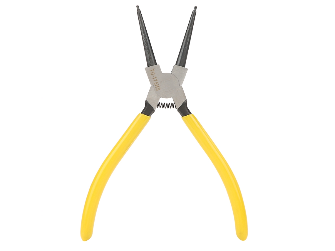 Abrazaderas De Anillo De Retención Curvas De Acero Inoxidable Con Mango, 7 Pulgadas, Tu-175hs