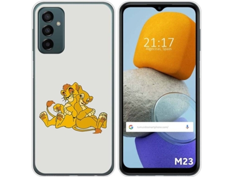 Carcasa para Samsung Galaxy M23 5G TUMUNDOSMARTPHONE Dibujos Leones Multicolor