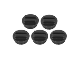 5 Tapones De Invierno G1 De 1/2 Pulgada Con Rosca Para Piscinas, Spas Y Jacuzzis, Con Anillo De Goma Negro.