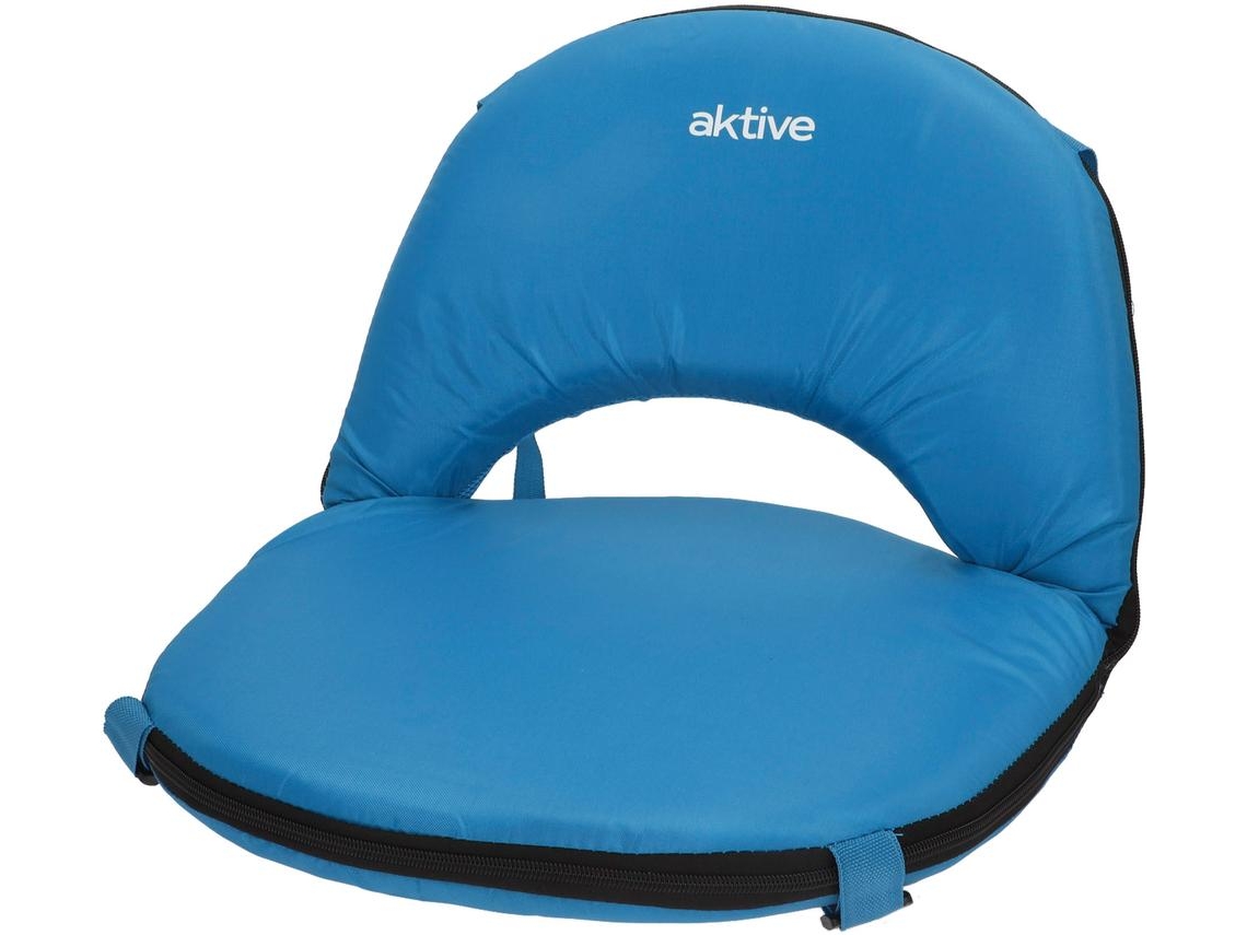 Asiento Plegable Azul Con Respaldo Regulable Aktive