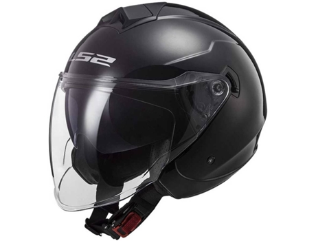 Casco Jet LS2 OF573 Twister Ii Single Mono Gloss Black (Talla: XS)