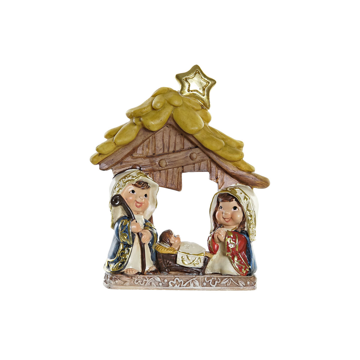 Belenes de Navidad DKD HOME DECOR (Resina - Muticolor)