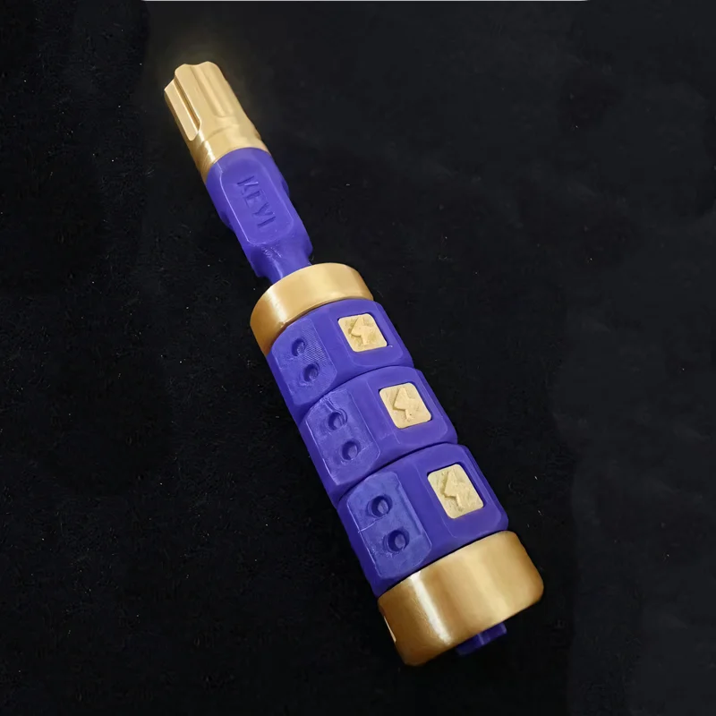 (morado) Deslizador Magnético Para Dedos, Rodillo Para Dedos, Spinner Para Dedos, Juguete Táctil Antiestrés