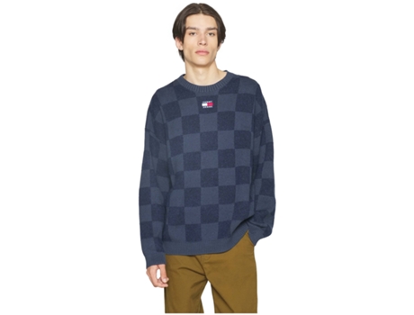 Camiseta de Hombre TOMMY JEANS Jersei Tjm Skaterboard Azul (M)