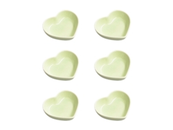 Plato de condimentos en forma de corazón: para salsas y aperitivos MEOIRUERY