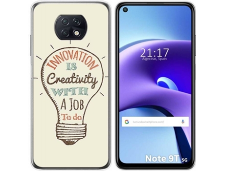 Carcasa Xiaomi Redmi Note 9T 5G TUMUNDOSMARTPHONE Creativity Multicolor