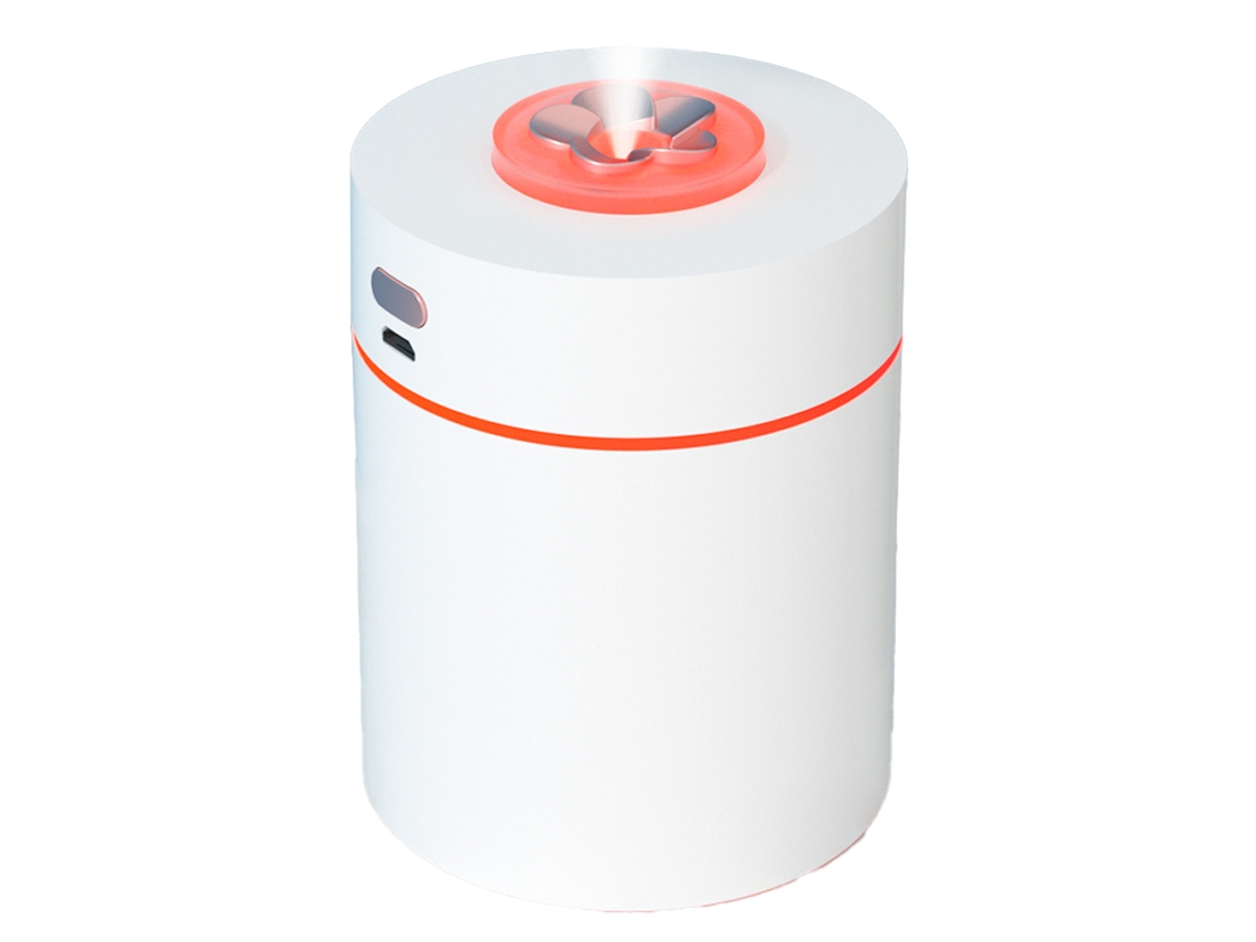 Mini humidificador para dormitorio, humidificador de vapor frío con luz de 7 colores y apagado automático.