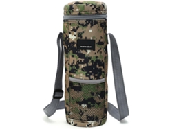 Bolsa refrigeradora de vino Slowmoose, para refrigerador, portavasos, camuflaje.