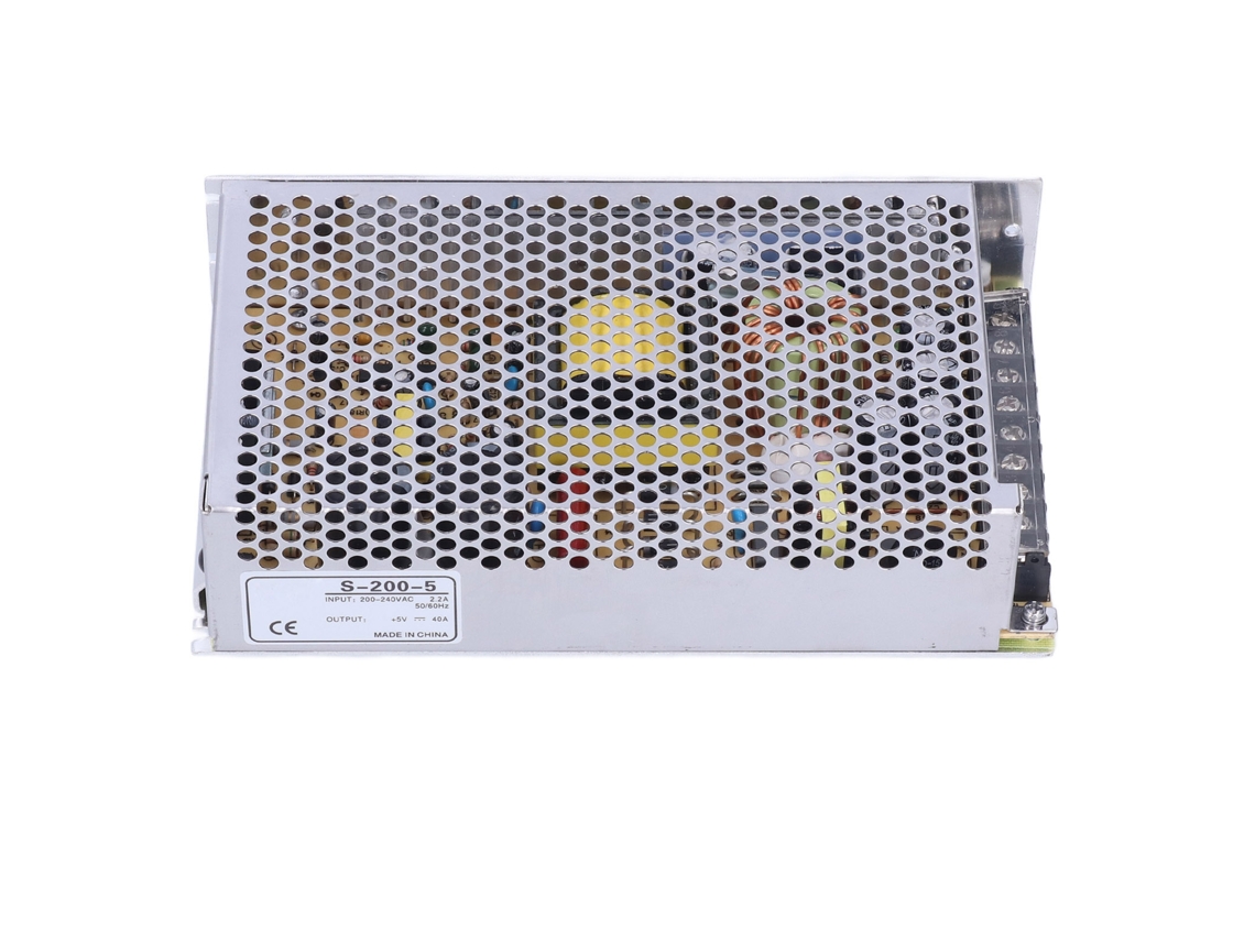 Fuente De Alimentación Conmutada Hueca Estable Con Transformador De Cc Para Tira De Led Ac240vs-200-5