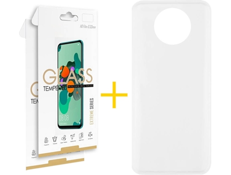 Kit Funda + 2 Protectores de Pantalla Xiaomi Redmi Note 9T SKYHE Liso (Transparente)