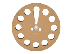 Rollo De Cinta Vacío De 1/4 De Pulgada, 7 Pulgadas, 11 Agujeros, Bobina Universal De Aleación De Aluminio Para Grabado En Oro.