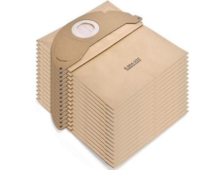 15 Bolsas de aspiradora para Karcher Wd2 Mv2 6.904-322.0 Wd 2.200 Wd2250 A2004 A2054 A2099 Wet & Dry Bolsas de filtro de papel de repuesto para asp...