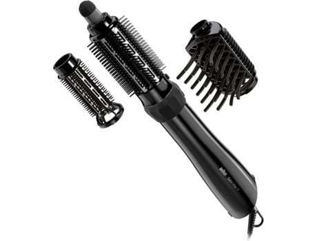 Moldeador Braun 530 ass 1000 pro satin hair 5 as530 cepillo pelo que seca peina y refresca con el poder del vapor rizador color negro