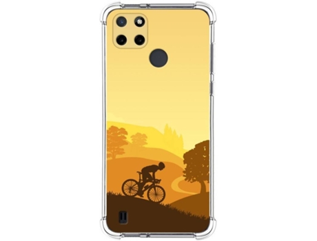 Carcasa Realme C21Y / C25Y TUMUNDOSMARTPHONE Ciclista Multicolor