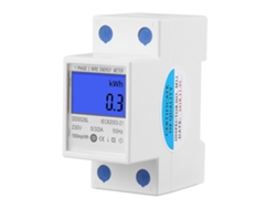 2026dz-medidor De Energía Monofásico 5-32a 50hz Lcd Backlight Din Rail Watt Kwh Digital