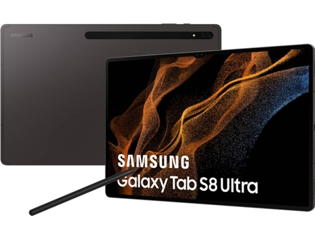 Tablet SAMSUNG Galaxy Tab S8 Ultra (14.6'' - 512 GB - 16 GB RAM - Wi-Fi - Gris)