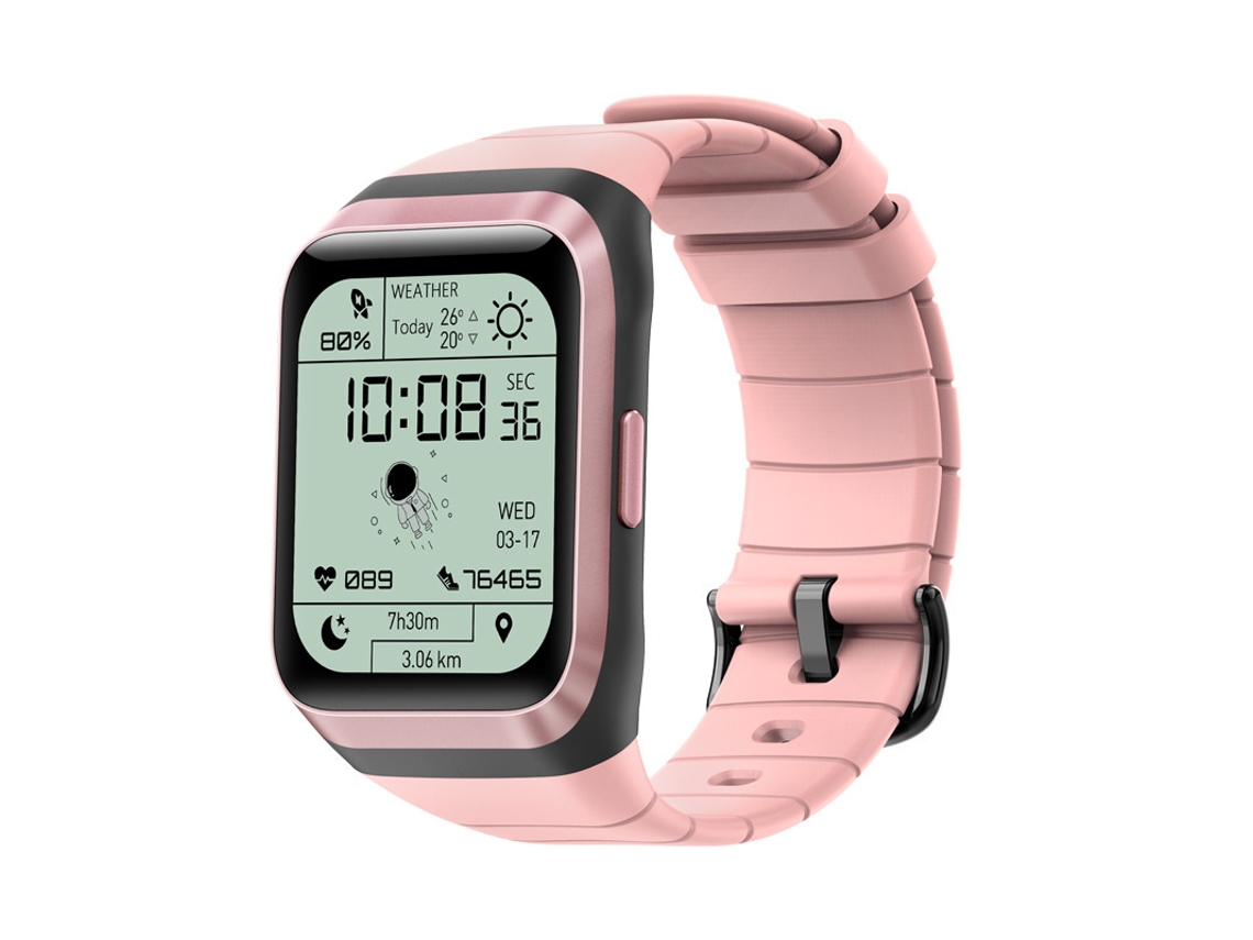 Smartwatch YIZHOOD TE401 Hd Pantalla Táctil 1.69'' Fitness Tracking Ip68 para Android e iOS Rosa