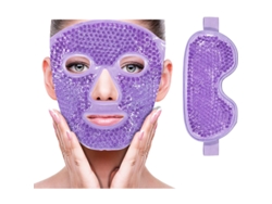 (morado) Una Máscara De Ojos Refrescante O Una Compresa De Hielo Pueden Aclarar Las Ojeras Y Reducir Las Bolsas Debajo De Los Ojos.