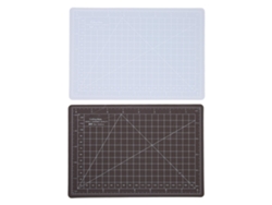 2 alfombrillas de corte de PVC A5, prácticas y duraderas, para coser y cortar papel.